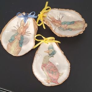 Hand Crafted Oyster Trinket Dish/Ornament of Beatrix Potter💙⚜️💙